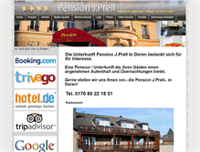 Tablet Screenshot of pension-dueren.de